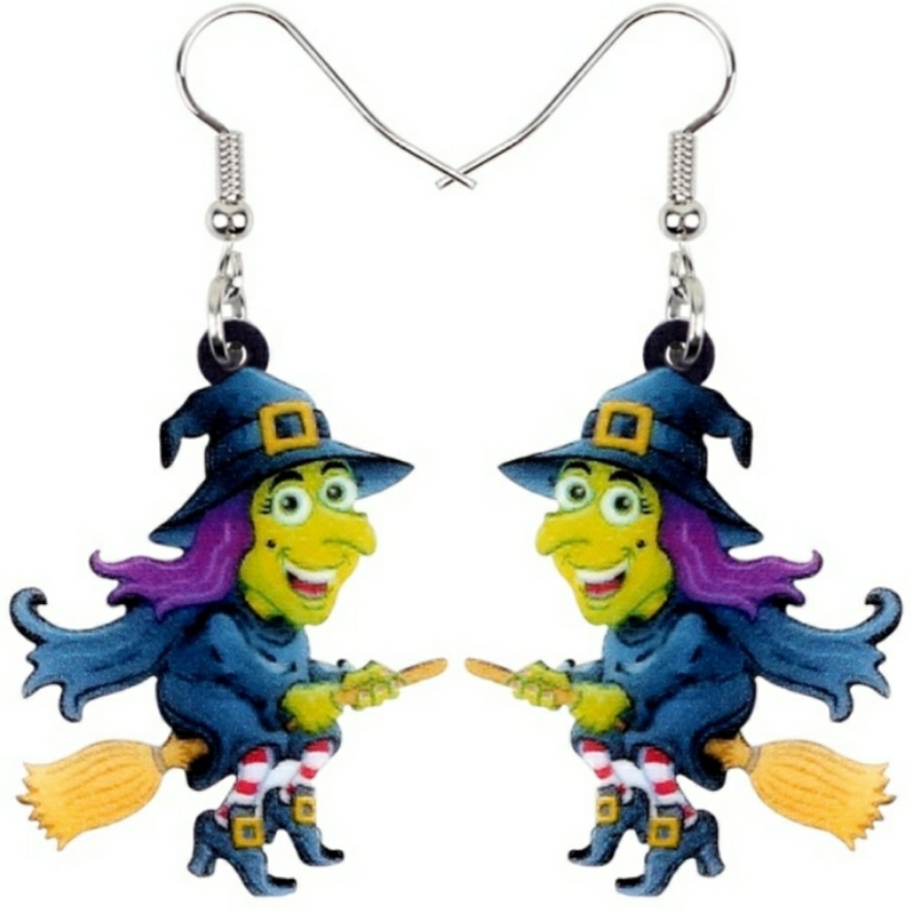 🎃witch earrings